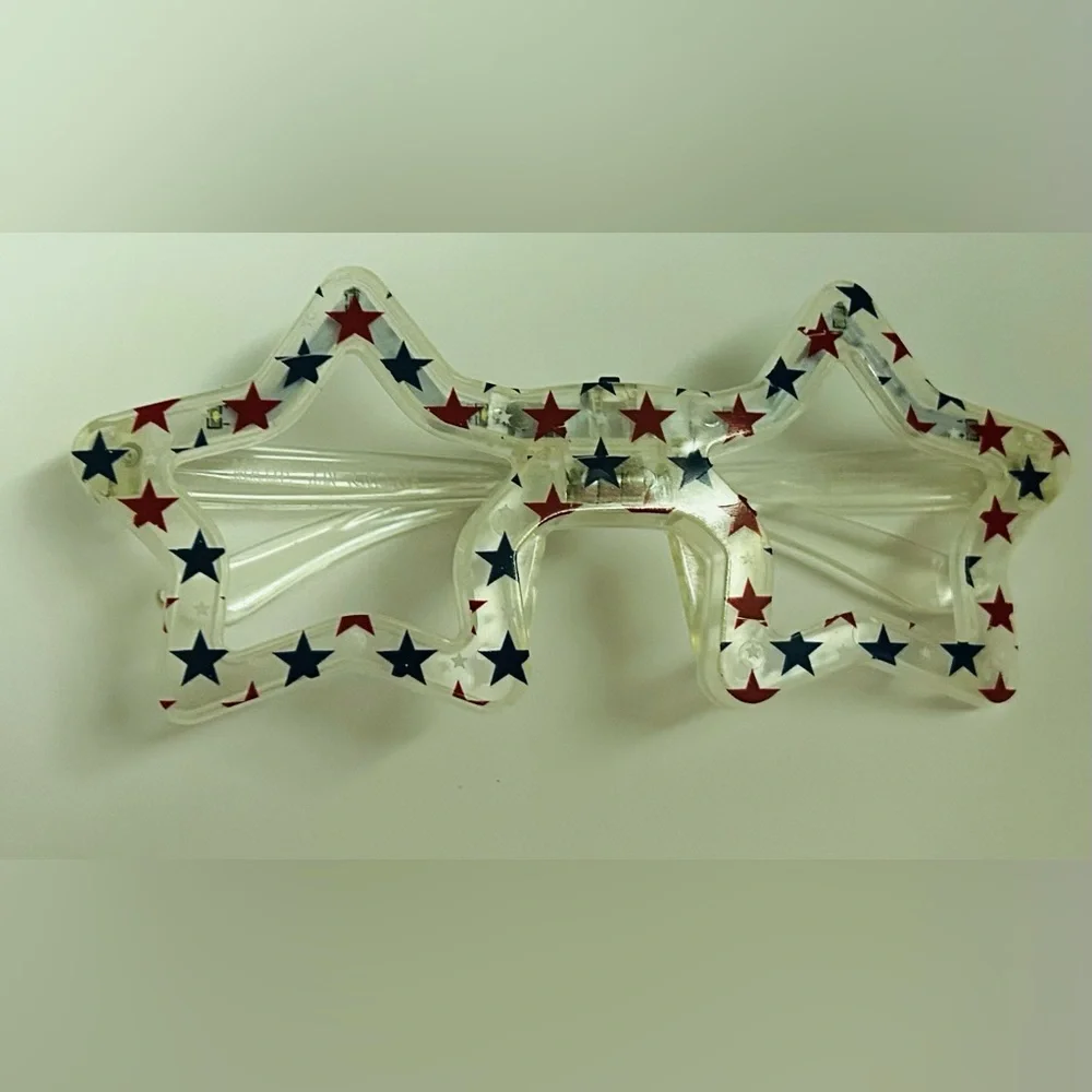 New Patriotic Star Shaped Sunglasses Boys Girls Unisex